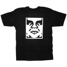 T-shirt Obey - Standard Issue Tee - Icon Face - Black
