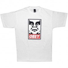 T-shirt Obey - Standard Issue Tee - Obey Icon Face - White