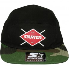 Casquette 5 Panel Starter - Plate - Black / Camouflage