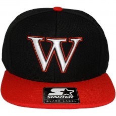 Casquette Snapback Wati B x Starter - W Logo - Black/Red