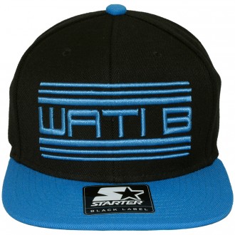 Wati B Casquette Basic Noir//Rouge