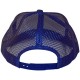 Casquette Filet Yupoong - Bleu royal / Front blanc