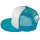 Casquette Filet Yupoong - Turquoise / Front blanc