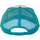 Casquette Filet Yupoong - Turquoise / Front blanc
