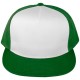 Casquette Filet Yupoong - Vert / Front blanc