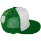 Casquette Filet Yupoong - Vert / Front blanc