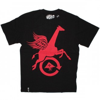 LRG T-shirt - Black above the crowds tee