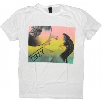 OBEY T-shirt - Dirty Deb - Natural white