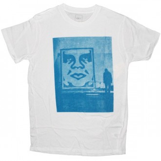 OBEY T-shirt - In the shadows - White
