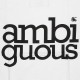 Ambiguous T-shirt - Simple - White