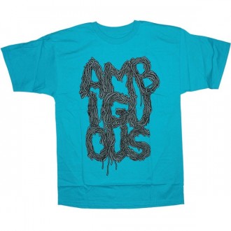 Ambiguous T-shirt - Tripes - Turquoise