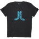 WESC T-shirt - Stash Icon Splatter - Black