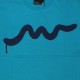 WESC T-shirt - Stash Spray Line - Process Blue