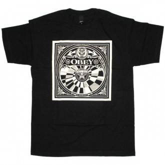 OBEY Basic T-shirt - Velvet tone - Black