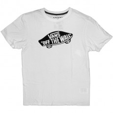 T-shirt Vans - Vans Off The Wall - White/Black