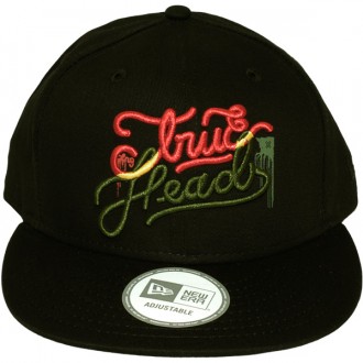 Casquette Snapback LRG x New Era - True Heads Hat - Black