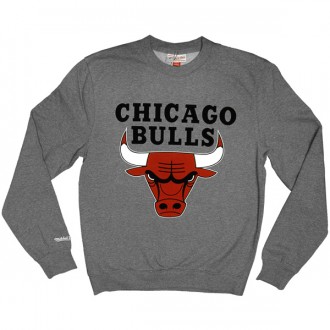 Sweat Mitchell & Ness - Standard Team Logo - Chicago Bulls - Grey