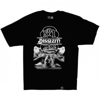 T-shirt Dissizit - Inside Job - Black