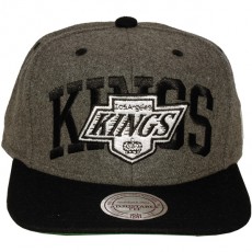 Casquette Snapback Mitchell & Ness - NHL All White - Los Angeles Kings
