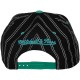 Casquette Snapback Mitchell & Ness - NBA Double Pinstripe - Charlotte Hornets