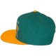 Casquette Snapback Obey - Throwback - Aqua/Gold