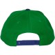 Casquette Snapback Obey - Throwback - Green/Royal blue