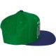 Casquette Snapback Obey - Throwback - Green/Royal blue