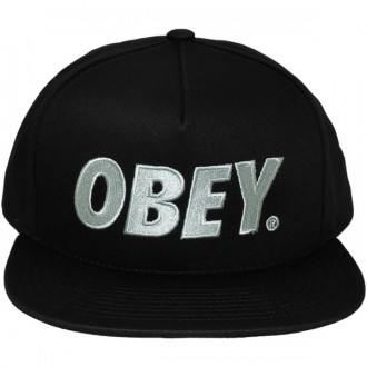 Casquette Snapback Obey - The City Snapback - Black