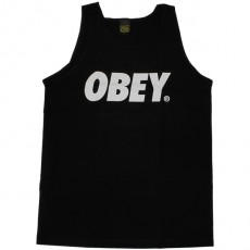 T-shirt Obey Tanks - Obey Font - Black