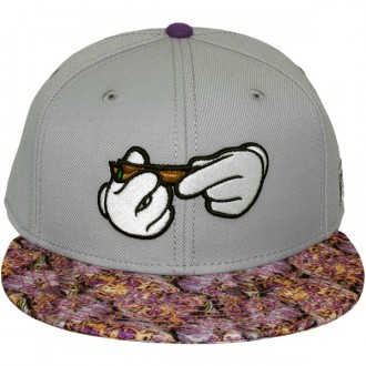 Casquette Snapback Cayler & Sons - Haze - Grey/Purple haze