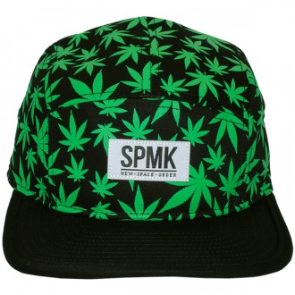 Casquette 5 Panel Space Monkeys - Weed 5 Panels Cap - Black