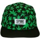 Casquette 5 Panel Space Monkeys - Weed 5 Panels Cap - Black