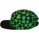 Casquette 5 Panel Space Monkeys - Weed 5 Panels Cap - Black