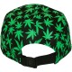 Casquette 5 Panel Space Monkeys - Weed 5 Panels Cap - Black