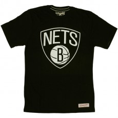 T-shirt Mitchell & Ness - NBA Team Logo Tailored Fit - Black - Brooklyn Nets
