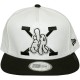 Casquette Snapback Dissizit x New Era - LAX - White / Black