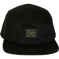 Casquette 5 Panel Obey - Expedition - Black