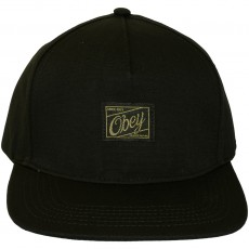 Casquette Snapback Obey - Plateau - Black