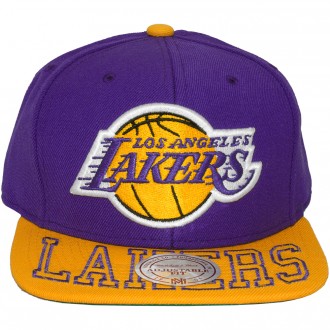 Casquette Snapback Mitchell & Ness - NBA Visor Hit - Los Angeles Lakers
