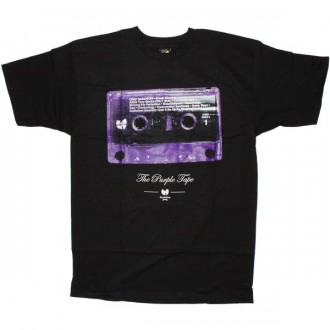 The Wu-Tang Brand T-Shirt - Purple Tape Tee - Black 