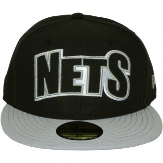 Casquette Fitted New Era - 59Fifty NBA Edge Up - Brooklyn Nets