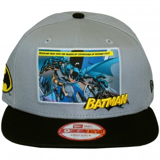 Casquette Snapback New Era x DC Comics - 9Fifty Comic Panal 2 - Batman