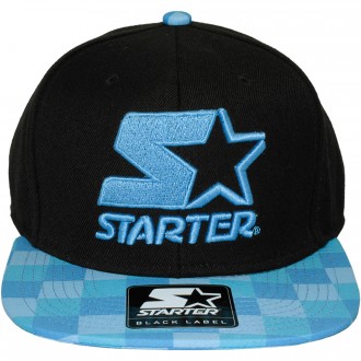 Casquette Snapback Starter - Kit 2 Tone - Black / Blue