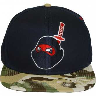 Casquette Snapback Rocksmith - Camo Head Ninja - Navy