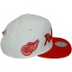 Casquette Snapback Mitchell & Ness - NHL Throwback All White - Detroit Red Wings