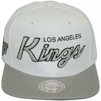 Casquette Snapback Mitchell & Ness - NHL Throwback All White - Los Angeles Kings