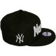 Casquette Snapback Enfant New Era - 9Fifty Youth MLB Clean Wordmark - Black - New York Yankees