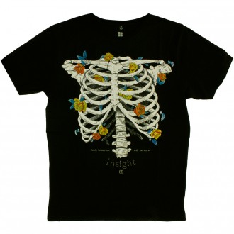 T-shirt Insight - Bones Bouquet Tee - Floyd Black