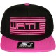 Casquette Snapback Wati B x Starter - Wati B Logo - Black/Pink