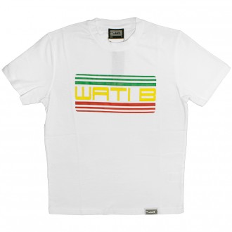 T-shirt Wati B - Wati B Logo Tee - White/Jamaica